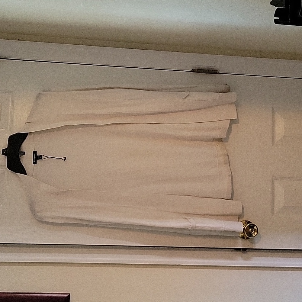 White long cardigan